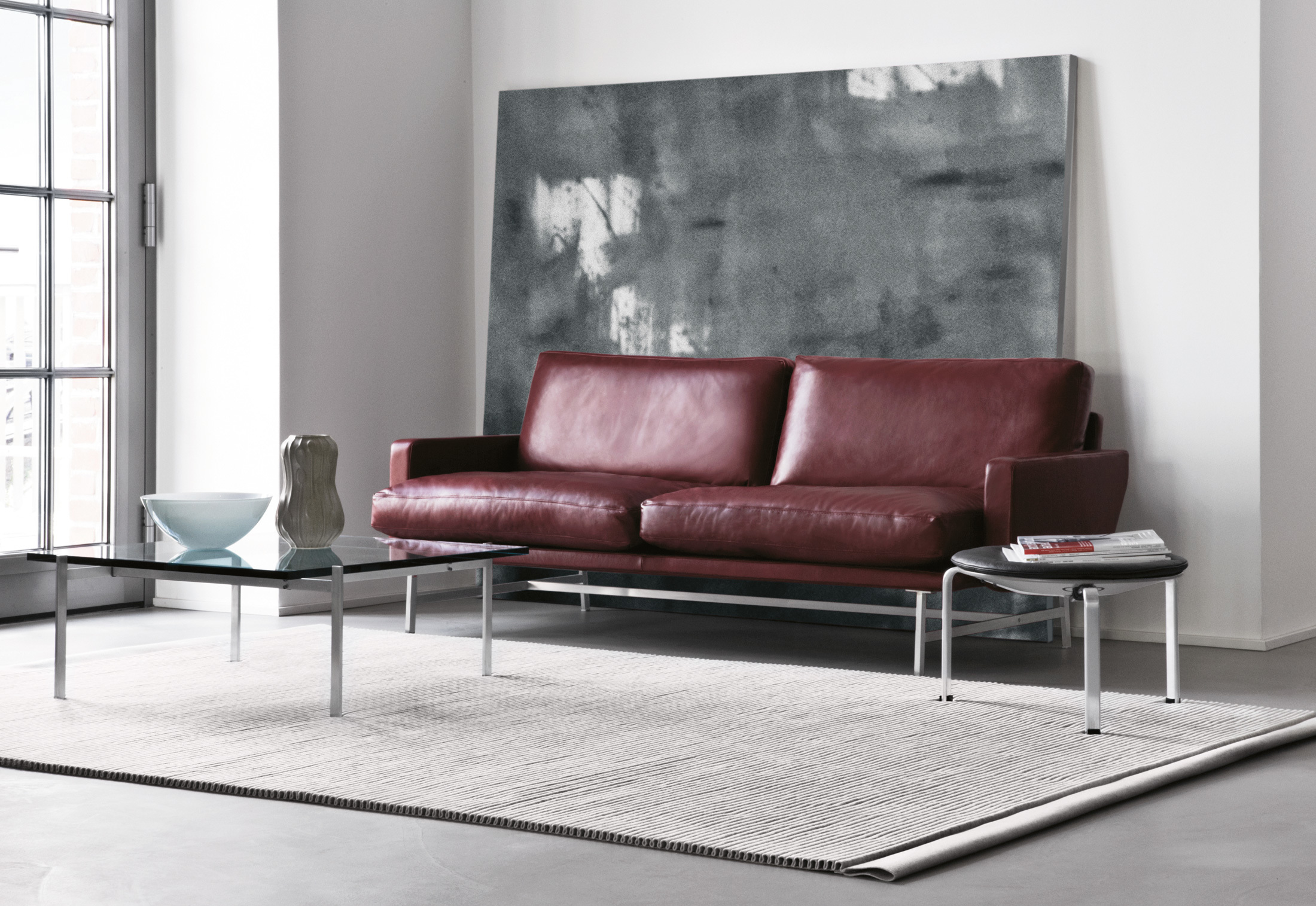 sofa canapé Lissoni sofa fritz hansen