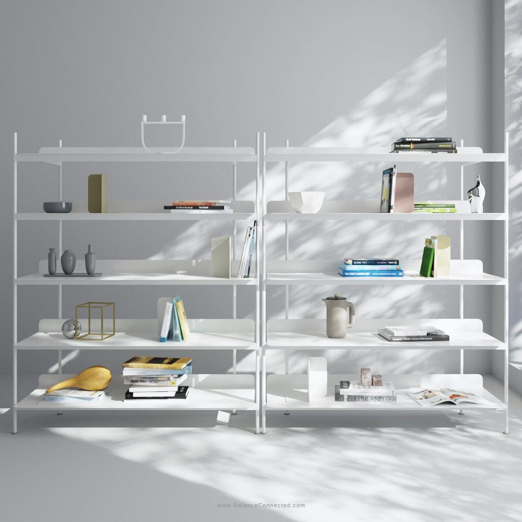 bibliothèque rangement compile shelving system muuto