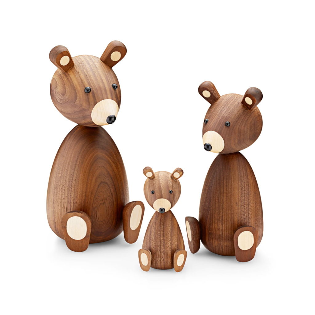 ours en bois decoration Lucie Kaas  wooden animals