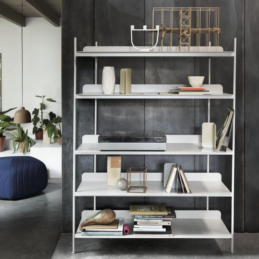 compile shelving system muuto blanc rangement