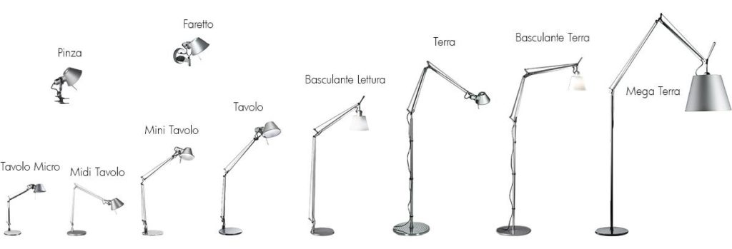 Tolomeo collection luminaire lampe de sol lampe de sol lampe de table applique artemide