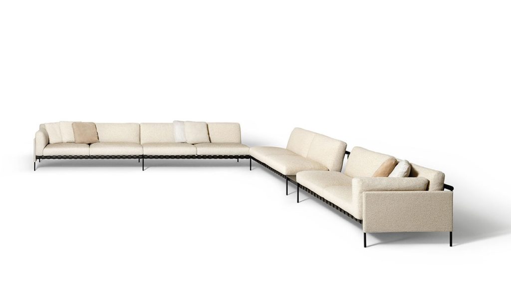 etiquette modula de Padova sofa canapé modulable