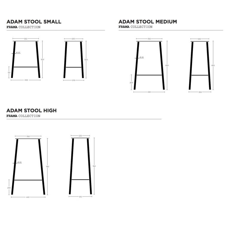 tabouret frama adam stool