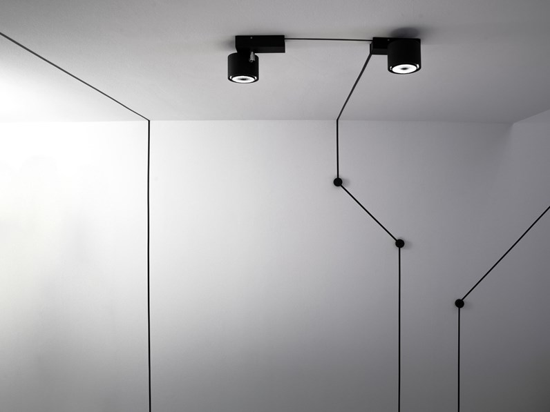 luminaire applique endless Davide groppi noir