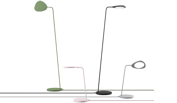 lampadaire luminaire lampe de sol leaf floor lamp muuto