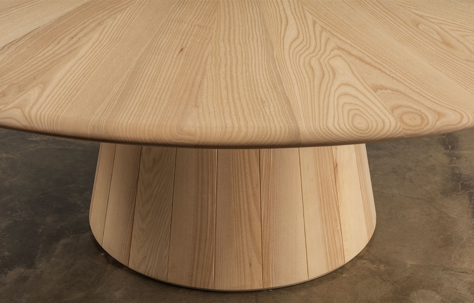 table intérieur bois reverse wood Andreu world