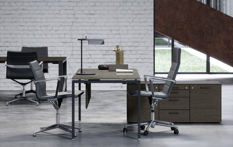 bureaux professionnel bralco table glider