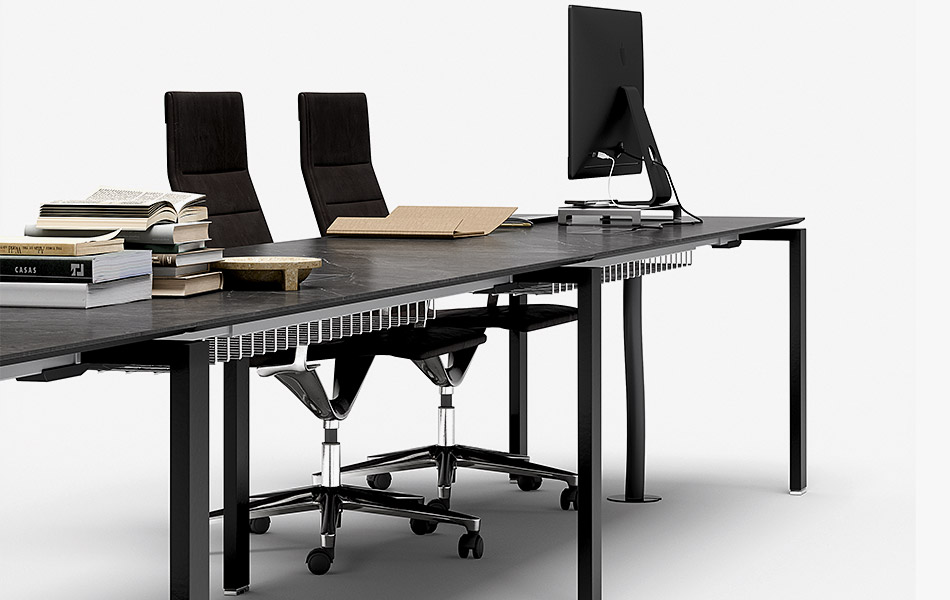 bureaux professionnel bralco table glider