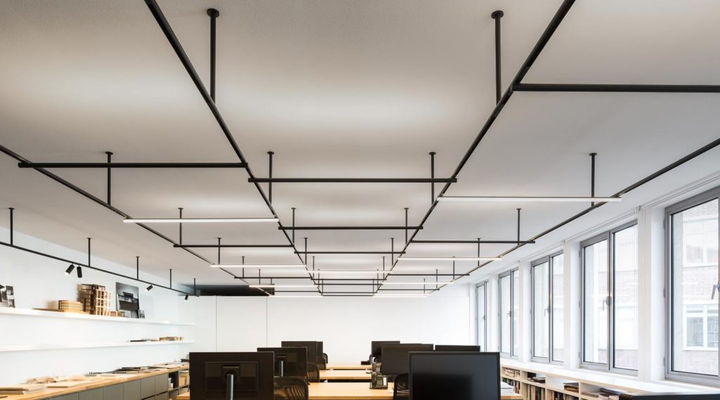 luminaire suspension infra-structure flos