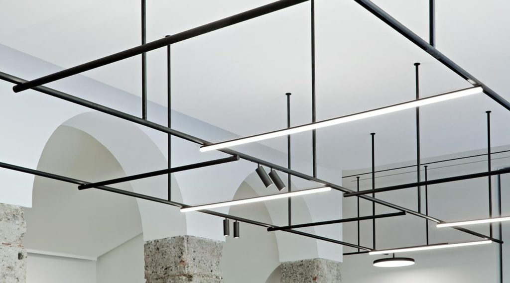 luminaire suspension infra-structure flos