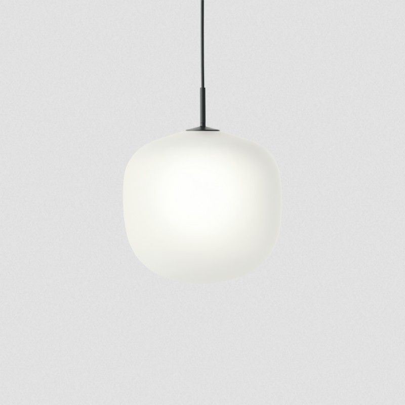 lampe verre suspension rime pendant lampe muuto luminaire