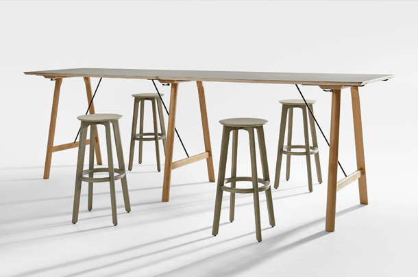 table table de repas zeitraum rail high